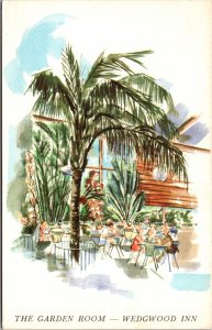 Postcard The Garden Room at Wedgwood Inn in St. Petersburg, Florida