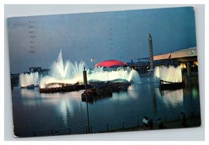 Vintage 1964 Postcard Fountain of the Planets New York Worlds Fair 1964-1965 NYC
