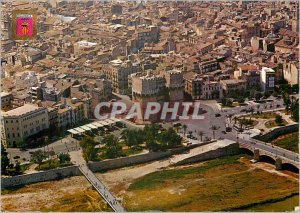 Postcard Modern Valencia Serranos view Air