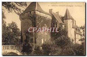 Old Postcard Chateau L'Eveque Dordogne The Chateau