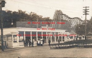 PA, Philadelphia, Pennsylvania, RPPC, Woodside Park, Whirl Wind Roller Coaster