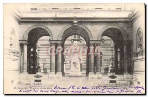 Postcard Old Paris College de France