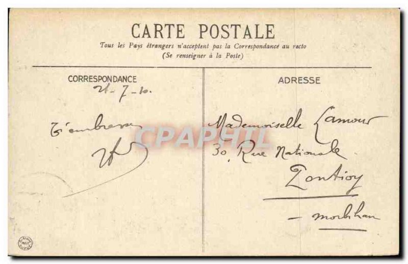 Vichy Postcard Old Train Station