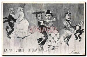 Old Postcard Satirical Policy International mattchiche