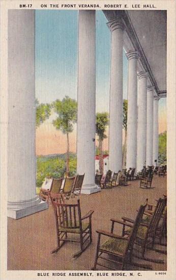 North Carolina Blue Ridge On The Front Veranda Robert E Lee Hall Blue Ridge A...