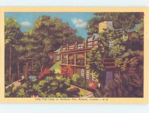 Unused Linen LODGE SCENE Rutland Vermont VT c5247