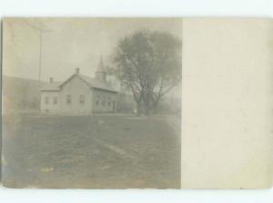 Old rppc BUILDING SCENE Architecture Postcard AB1174