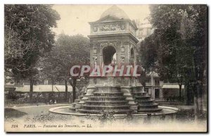Paris Old Postcard Fountain of the Innocents