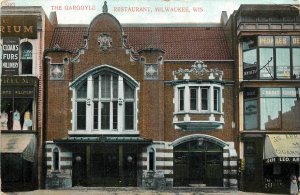 1907 Milwaukee Wisconsin Gargoyle Restaurant occupation Postcard 25-12359