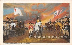 Surrender of Cornwallis US Capitol Patriotic Unused 