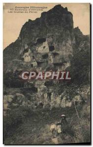 Old Postcard L & # 39Auvergne Picturesque Surrounding d & # 39Issoire Caves d...