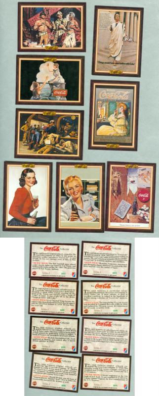 USA. 8 Card 1994  The Coca Cola Collection Series 3