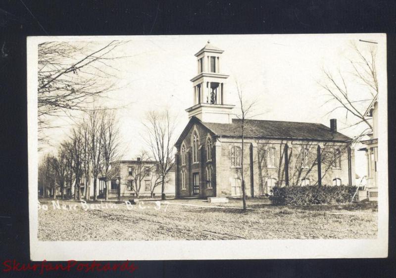 RPPC SOUTH NEW BERLIN NEW YORK CHURCH STREET REAL PHOTO 