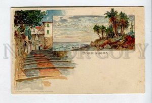 426401 ITALY BORDIOHERA by Manuel Wielandi Vintage litho postcard