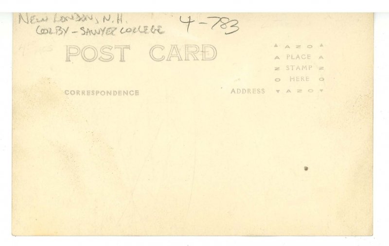 NH - New London. Colby-Sawyer College   *RPPC