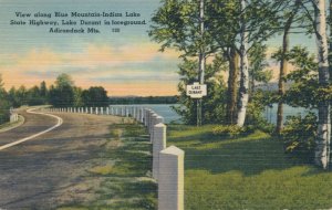 Lake Durant along Blue Mountain Highway - Adirondacks, New York - Linen