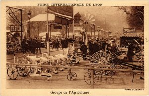 CPA AK FOIRE internationale de LYON - Groupe de l'Agriculture (81348)