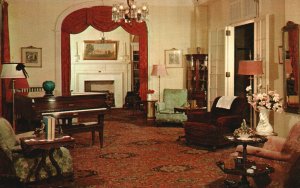 Vintage Postcard Library & Lounge National Home Daughter of America Tiffin Ohio