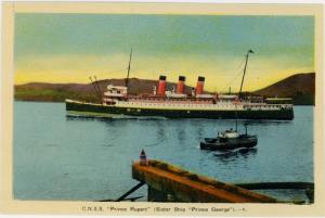 CNSS Prince Rupert Steamship -  Canada -  Vintage Unused ...