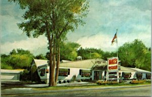 Vtg Meredith New Hampshire NH Harts Turkey Farm Restaurant Postcard