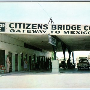 c1950s Del Rio, TX Customs Border Gate Citizens Bridge Gateway Acuna Mexico A230