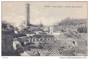 Teatro Romano e Campanile Della Cattedrale, Fiesole (Florence), Tuscany, Ital...
