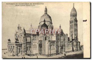 Old Postcard From Paris Basilica Sacre Coeur From Montmartre