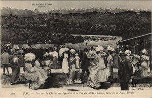 CPA PAU - Vue sur la CHAINE des Pyrenées et le PIC du MIDI d'Ossau (126788)