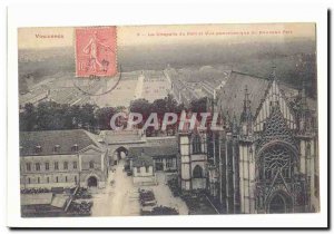 Vincennes Old Postcard The chapel of the fort and panoramic view of the new fort