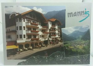 Vintage Multiview Postcard Mannis Hotel Mayrhofen Austria Tirol