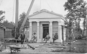 Montpelier VT The Genkinger Building, real photo postcard