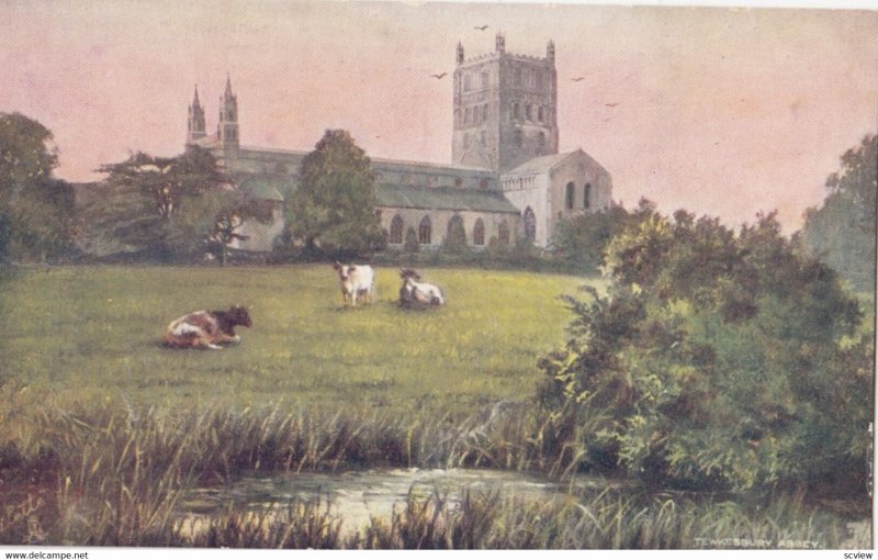 TEWESBURY, UK, 1900-10s; Abbey; TUCK 7282