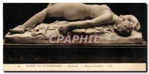 Old Postcard Musee Du Luxembourg Baccbante Moreau Vauthier Nude Erotic