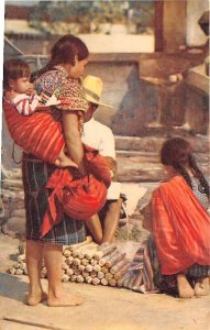 Escena en el Mercado Guatemala Postcard