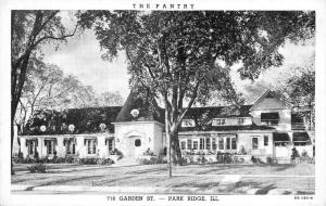 PARK RIDGE, IL Illinois  THE PANTRY RESTAURANT  Roadside   c1940's B&W Postcard