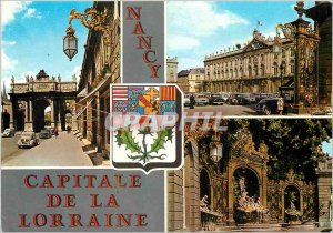 Modern Postcard Nancy (Meurthe et Moselle) The street Here and the Arc de Tri...