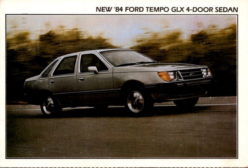 Cars 1984 Ford Tempo GLX 4-Door Sedan Roberts Ford Sales Athol Massachusetts