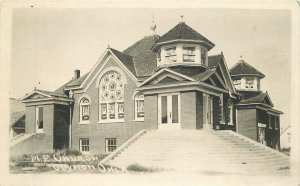 Postcard RPPC Oklahoma Guymon M.E. Church 23-7763