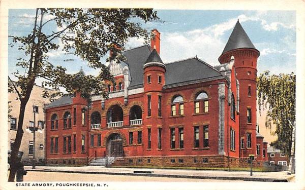 State Armory Poughkeepsie, New York Postcard