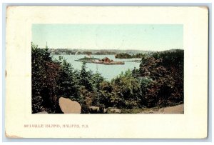 1909 Melville Island Halifax Nova Scotia Canada Posted Antique Postcard