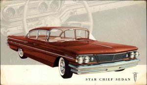 Pontiac Star Chief Sedan Classic Car Ad Advertising Vintage Postcard