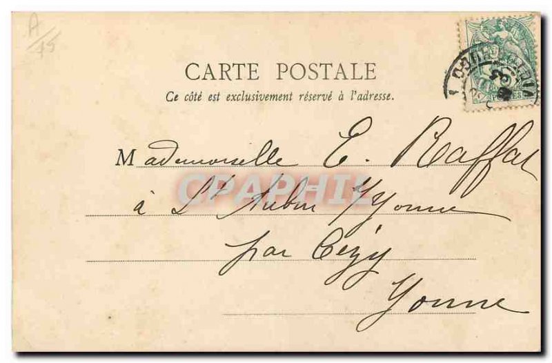 Old Postcard Paris Arc de Triomphe Etoile