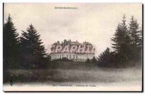 Old Postcard Sanssat Castle Teillat
