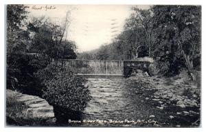 1906 Bronx River Falls, New York City Postcard