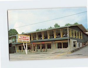 Postcard Tommys Restaurant In the Heart of Gatlinburg Tennessee USA