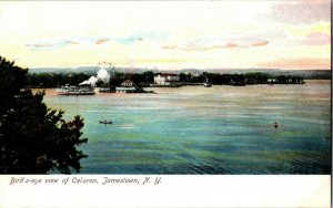 Aerial View of Celoron, Jamestown NY Undivided Back Vintage Postcard F77