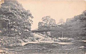 BOTHAL NORTHUMBERLAND UK BRIDGE PHOTO POSTCARD