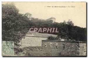 Old Postcard Fort Du Mont Valerien The Glacis Army