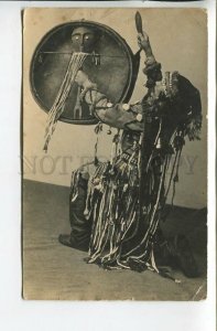 461149 RUSSIA Yakut Shaman photo Vintage postcard