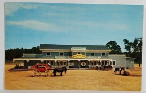 Ocean City Maryland Frontier Town Golden Nugget Saloon Postcard T7